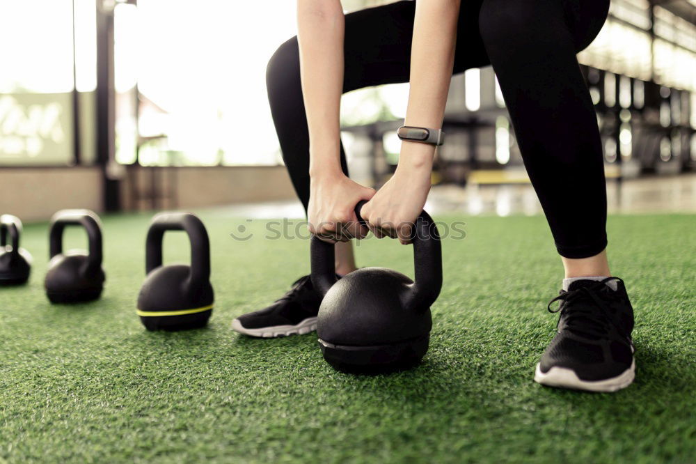 Similar – Image, Stock Photo Workout class in gym