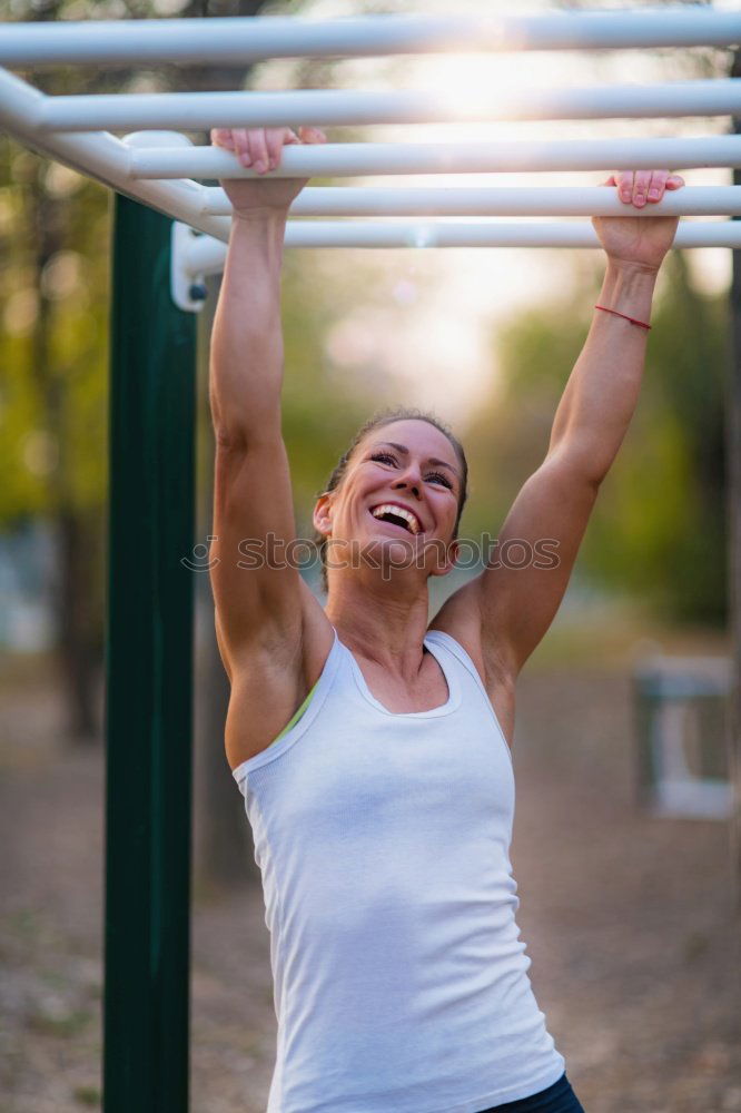 Similar – Image, Stock Photo Chins Sports Fitness