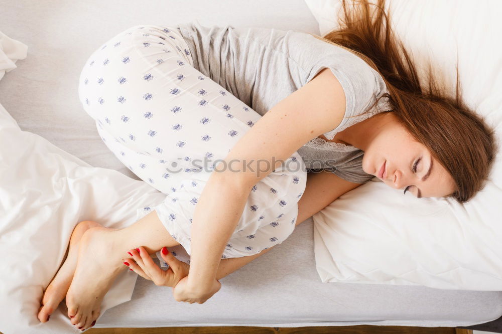 Similar – Woman sleeping in bed