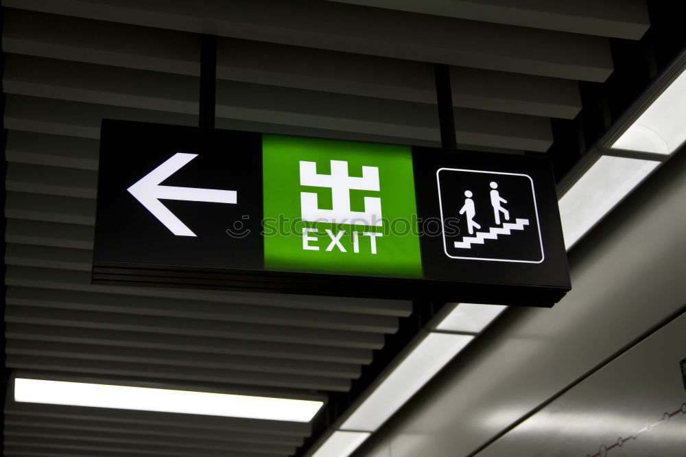 Similar – escape Emergency exit