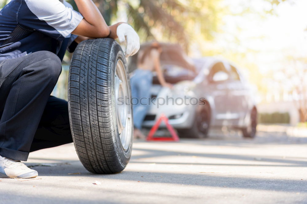 Similar – Professional Mechanic Repairing Car Engine.