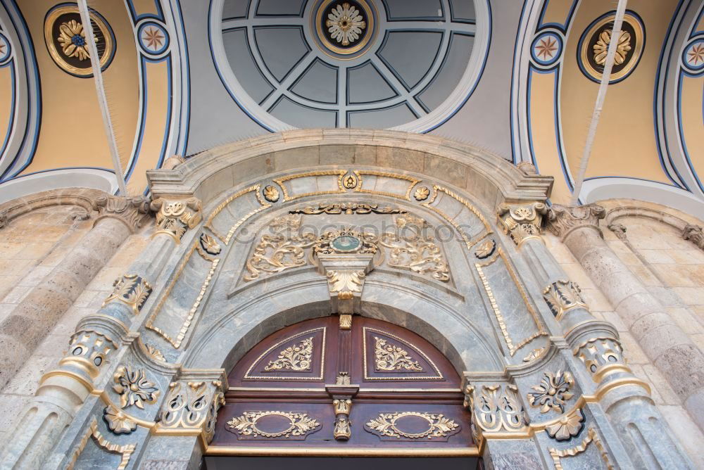 Similar – Image, Stock Photo Architecture on roof of Duomo gothic cathedral