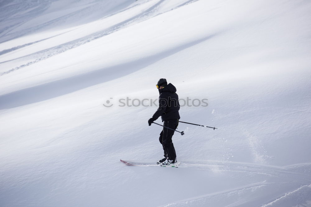 leichter Anstieg II Winter