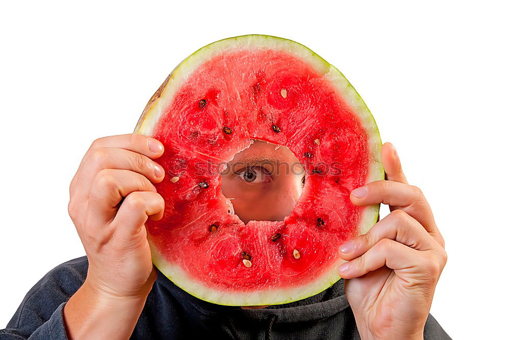 Similar – Image, Stock Photo ripe large watermelon