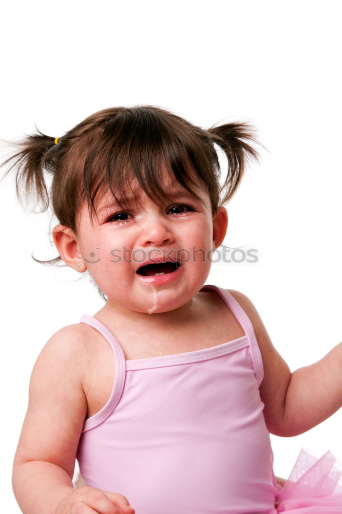 Similar – Image, Stock Photo baby sitting sad and crying in the room