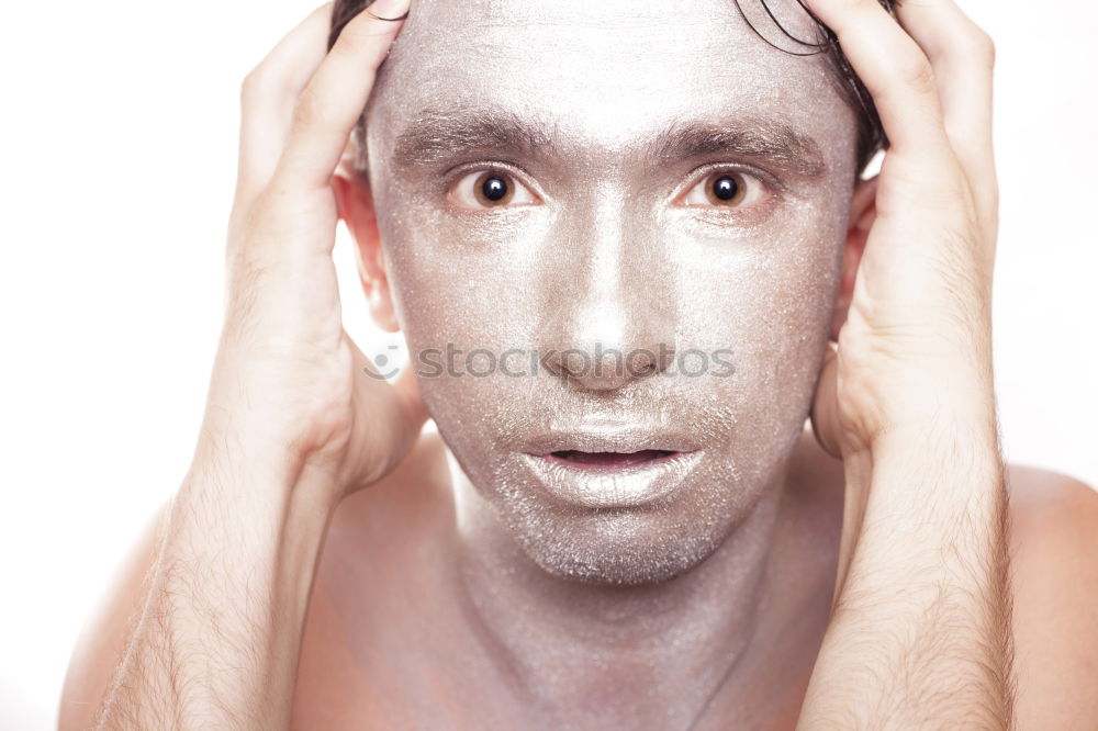 Similar – Image, Stock Photo mirror image Human being