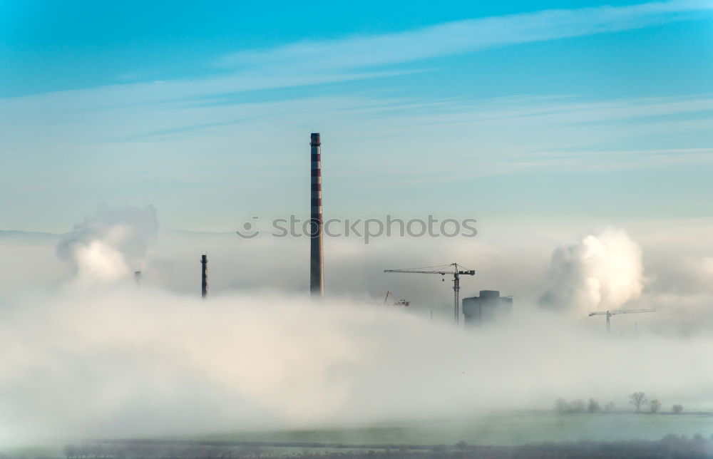 Similar – Image, Stock Photo Smoking vent Clouds