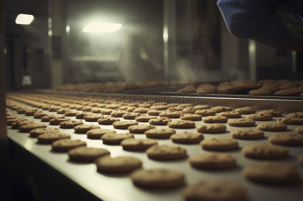 Similar – Image, Stock Photo close up view of woman hand in pastry