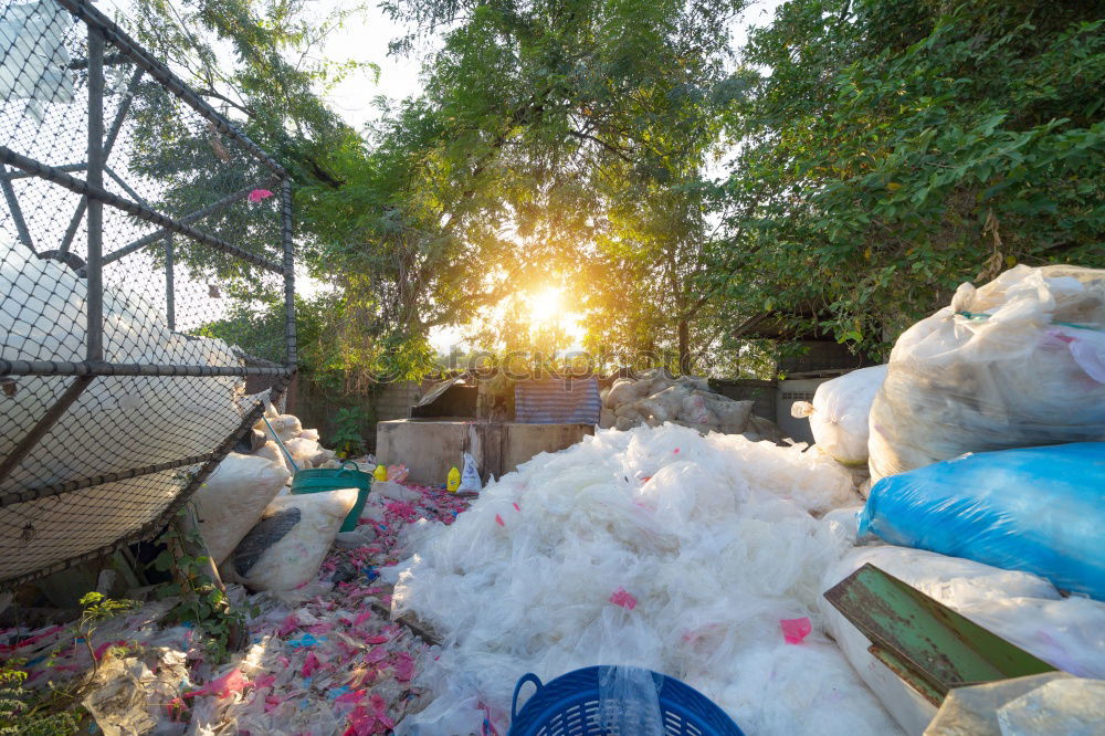 Image, Stock Photo industrial action Trash