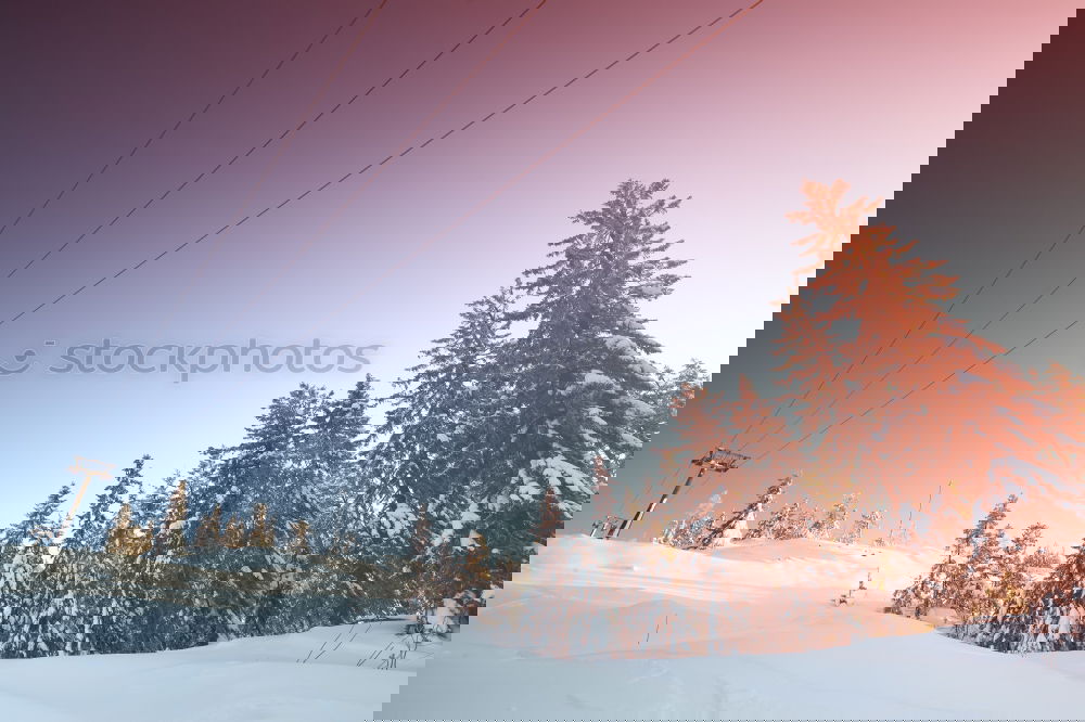 Similar – Foto Bild liftblick01 Winter