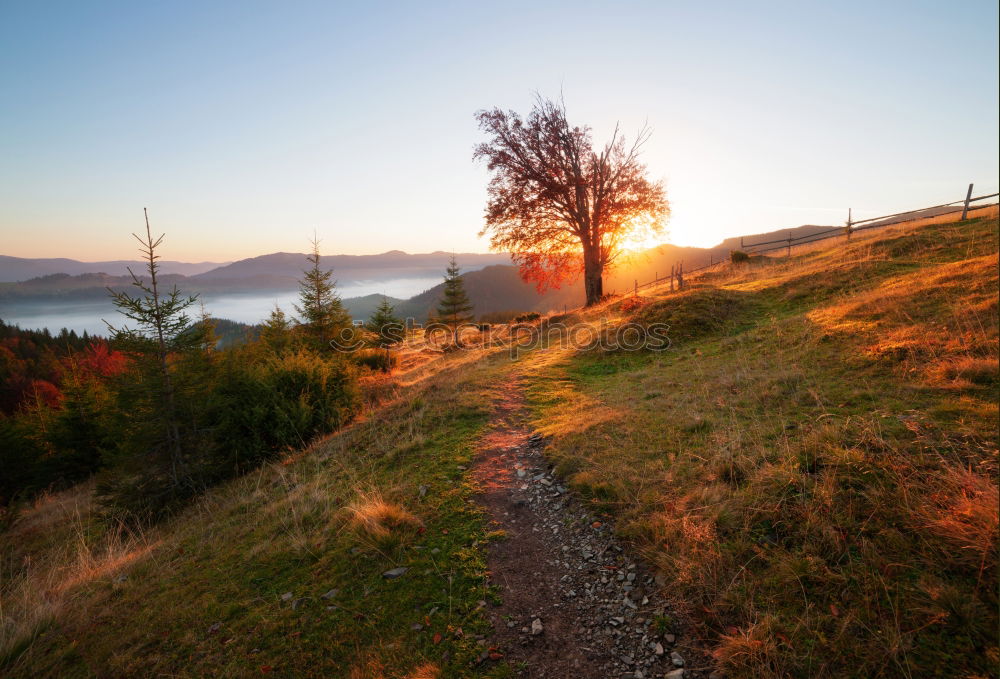 Similar – Spring countryside in Tatras mountains, south Poland