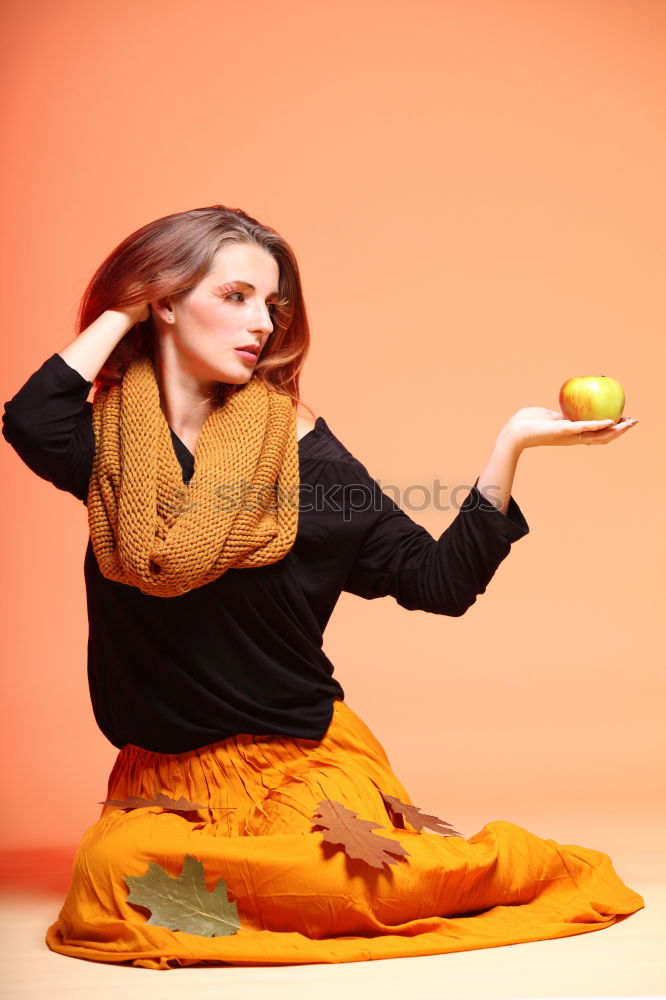 Similar – Image, Stock Photo Pretty woman dancing in studio