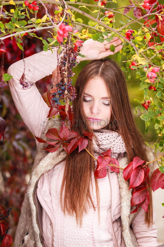 Similar – Image, Stock Photo Miss apple tree. Feminine