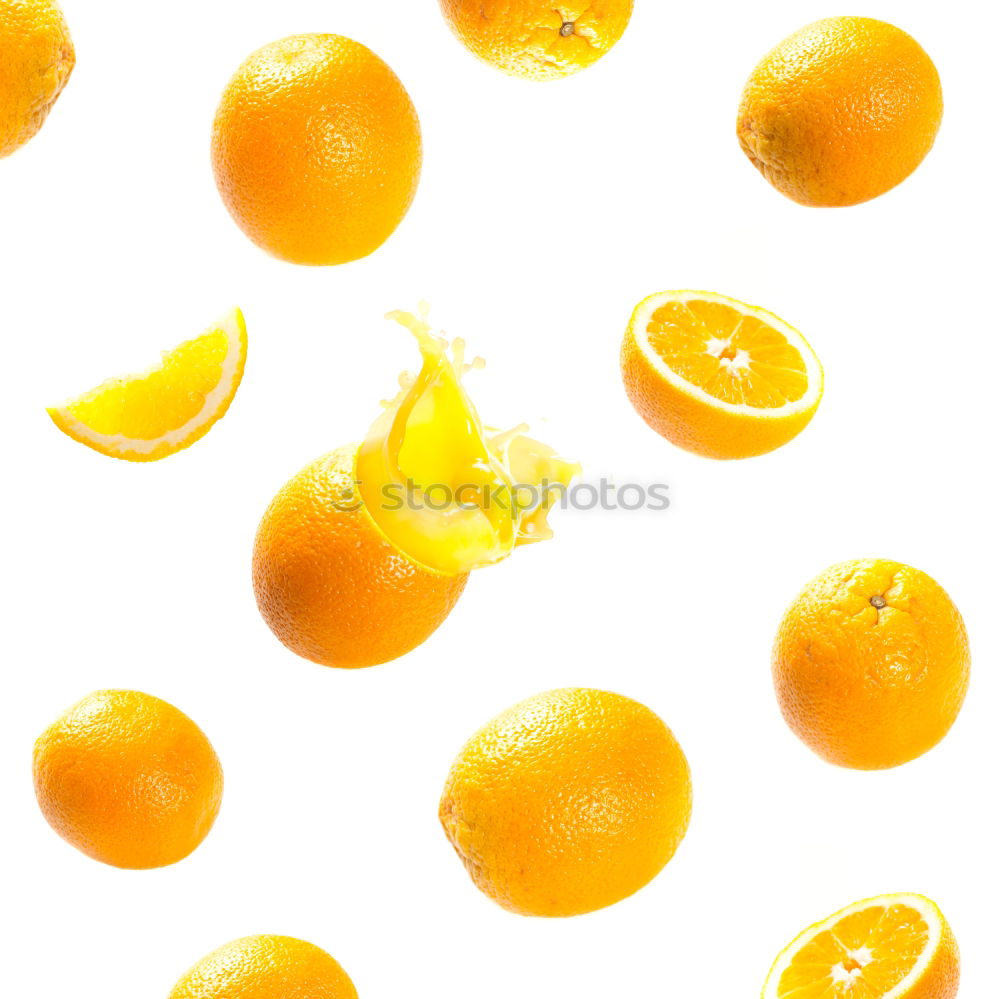 Similar – Image, Stock Photo Colorful fruit pattern of fresh orange slices on pink background