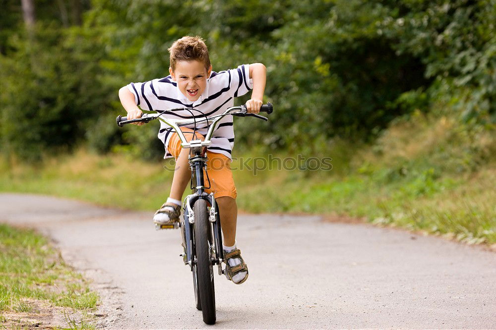 Similar – Image, Stock Photo women using smartphone on bicycles