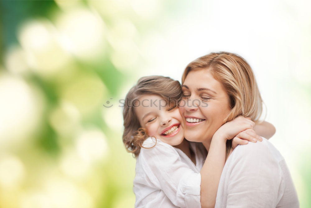 Similar – Image, Stock Photo Photo of mother and daughter