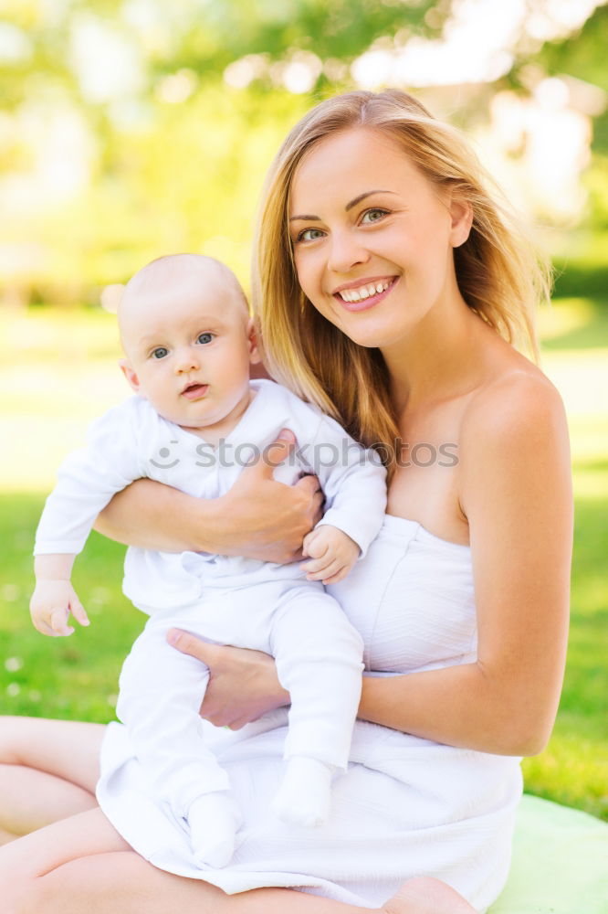 Similar – Image, Stock Photo Mother and her child Woman