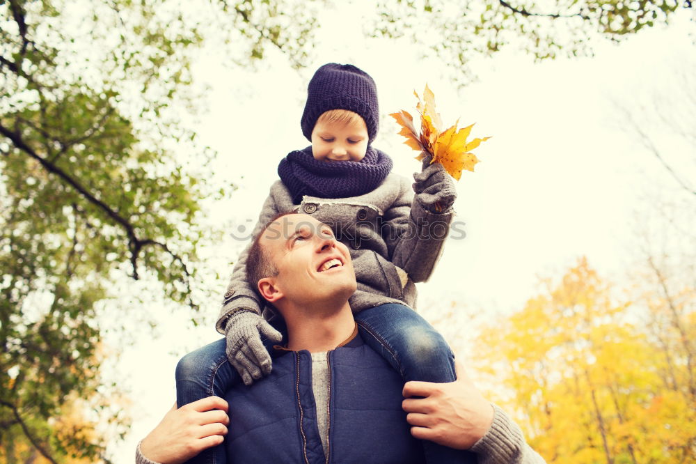 Image, Stock Photo Man and woman holding hands of happiness little girl