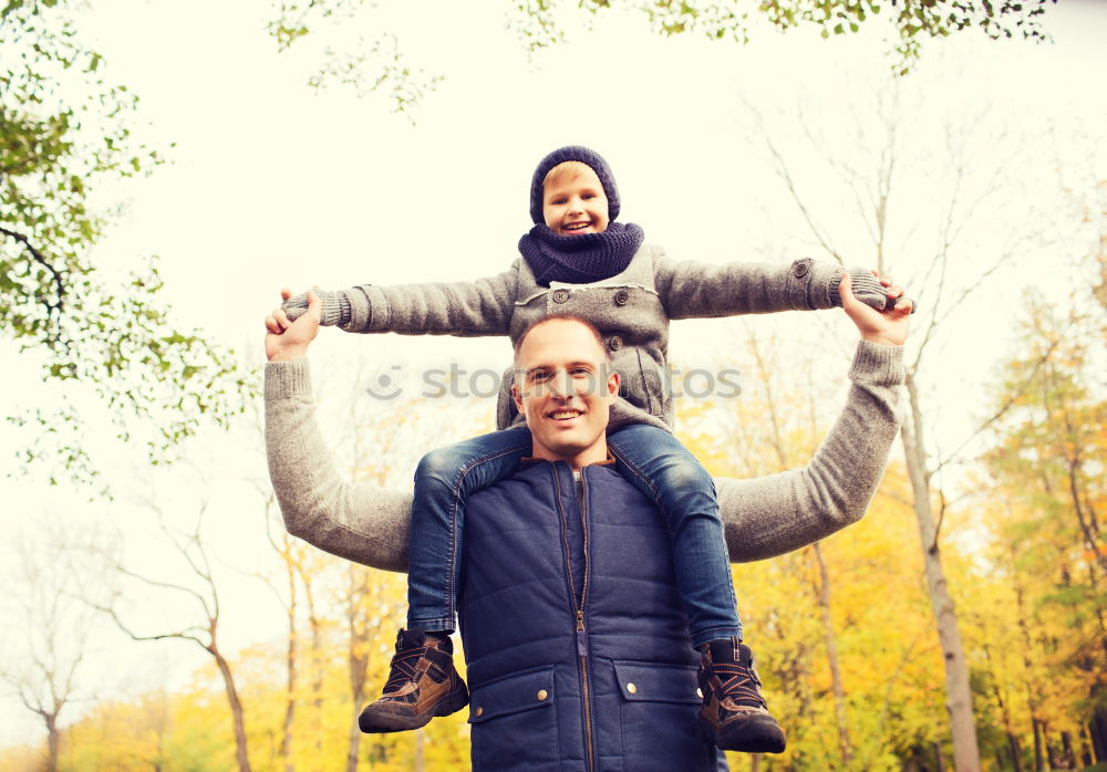 Similar – Image, Stock Photo Man and woman holding hands of happiness little girl