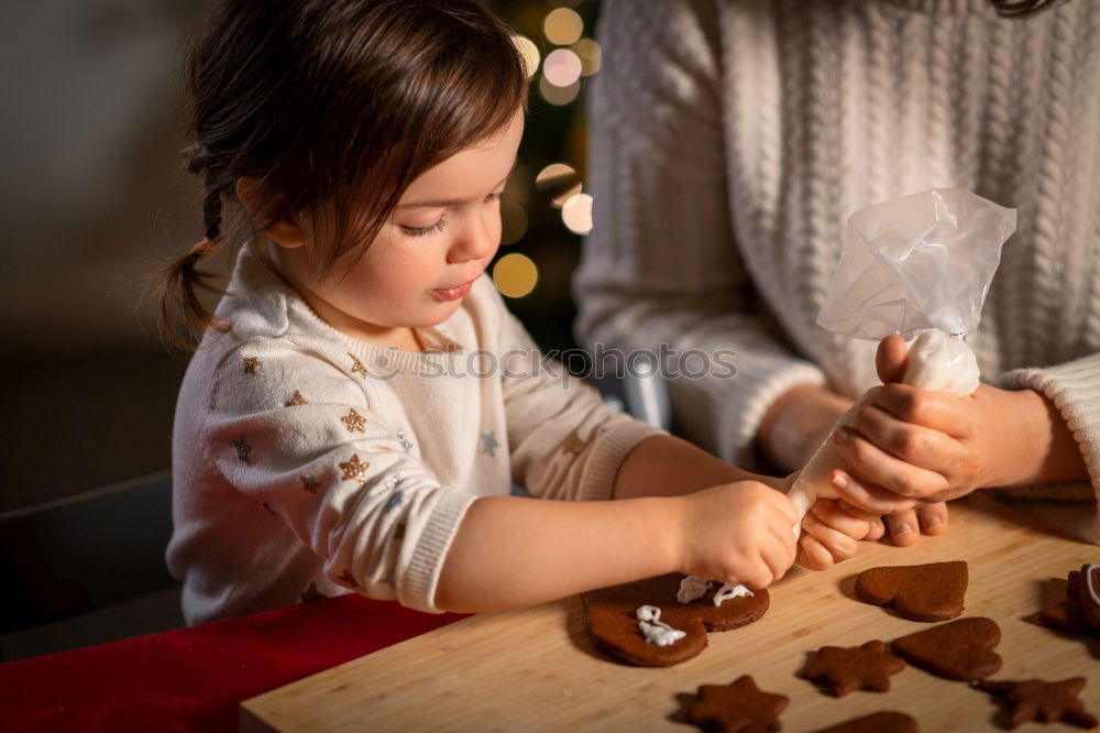 Similar – Image, Stock Photo Baking Christmas cookies at home