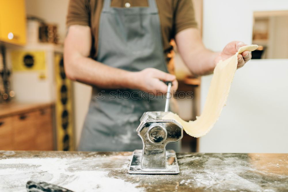 Similar – Image, Stock Photo Artisan working in pottery studio