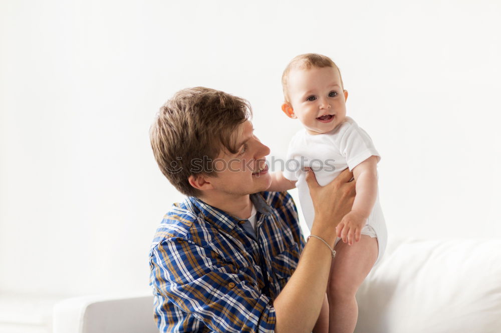 Similar – young happy mother comforting child son