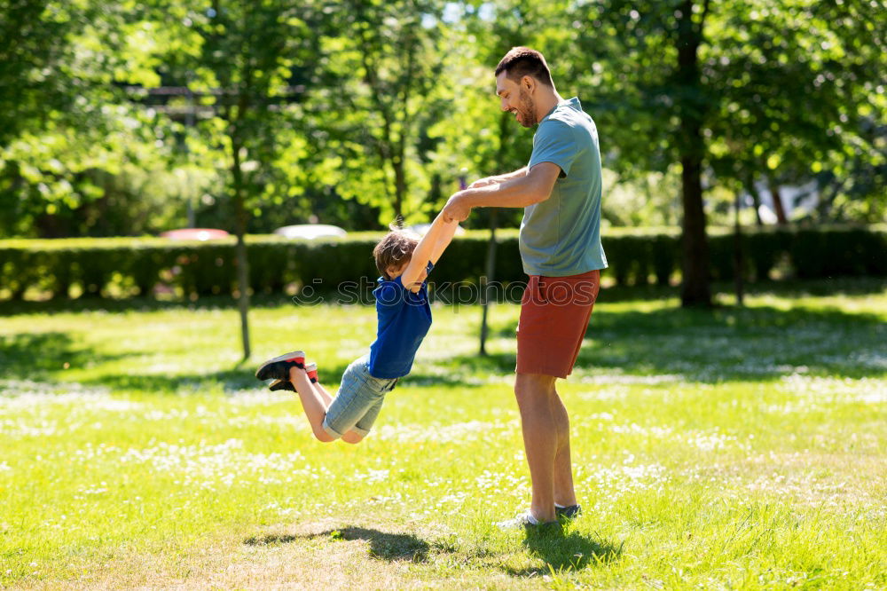 Similar – bouncing kid on trampoline