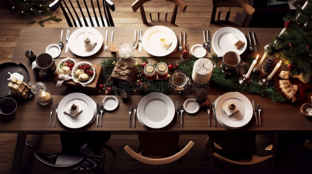 Similar – decoraded christmas table