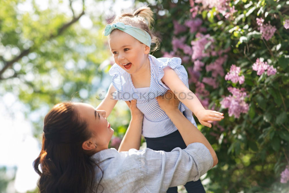 Similar – Image, Stock Photo Happy lesbian couple with child