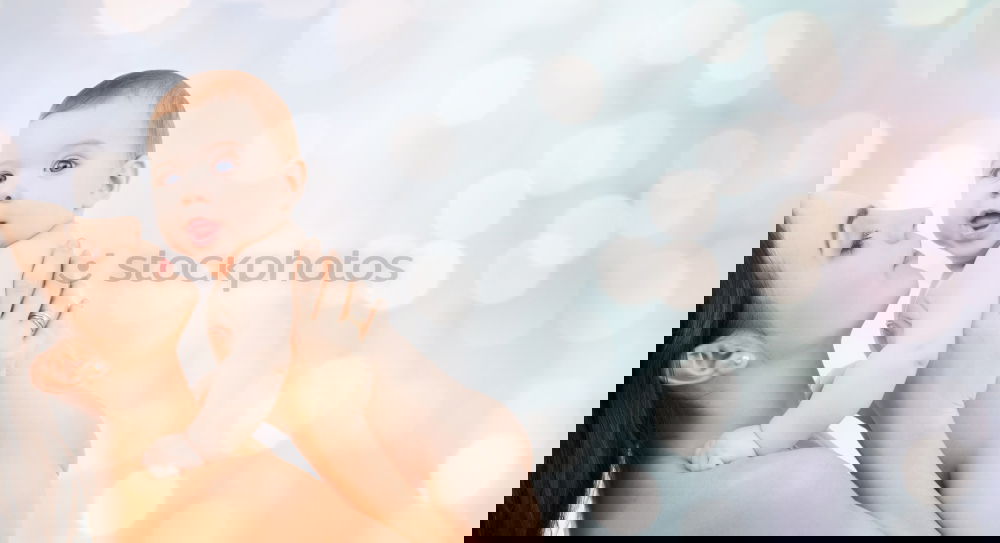 Image, Stock Photo Little girl celebrating her birthday