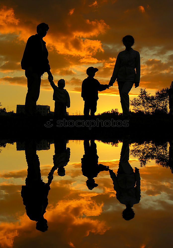 Similar – Image, Stock Photo Wanderlust. Child Girl