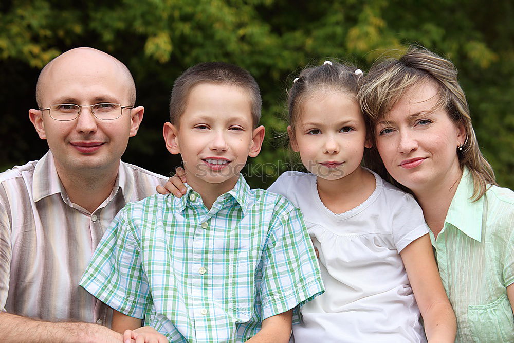 Similar – Image, Stock Photo happy family Masculine