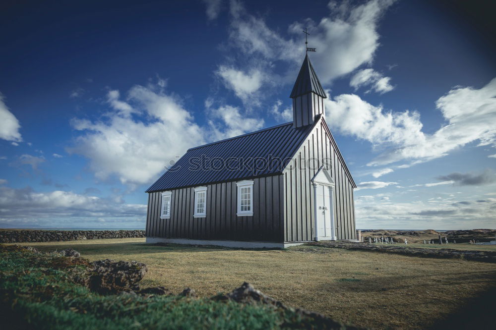 Similar – Church vin Vik, Iceland