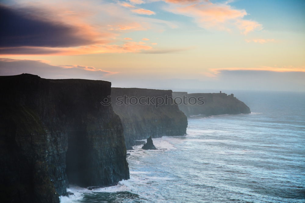 Similar – Cliffs of Moher on the coast of Ireland