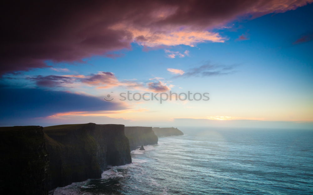 Similar – Cliffs of Moher on the coast of Ireland