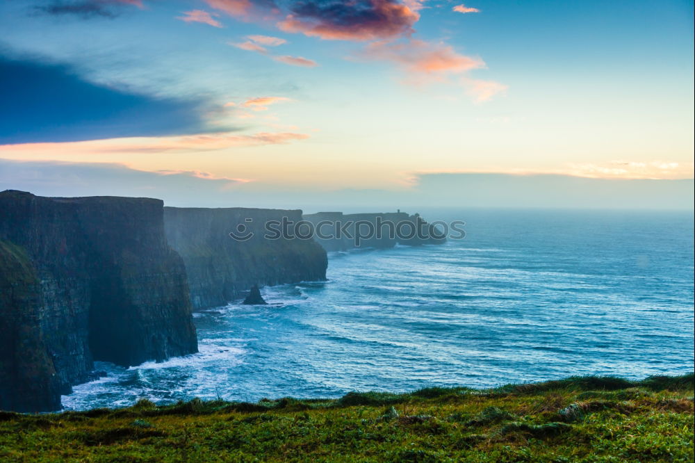 Cliffs of Moher on the coast of Ireland