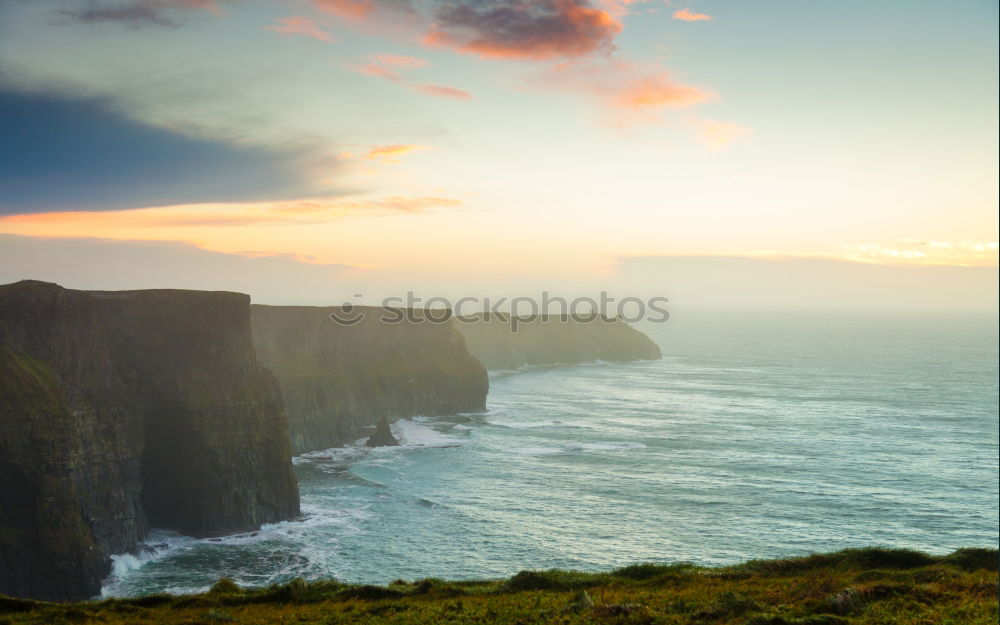 Similar – Cliffs of Moher on the coast of Ireland