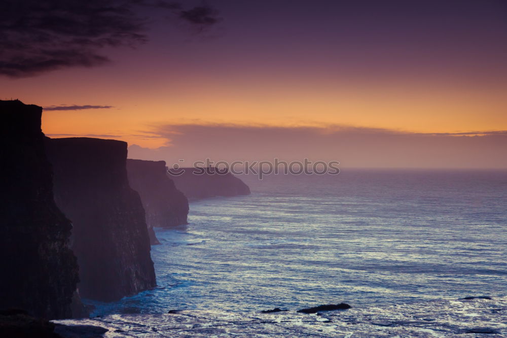 Similar – Cliffs of Moher at sunset