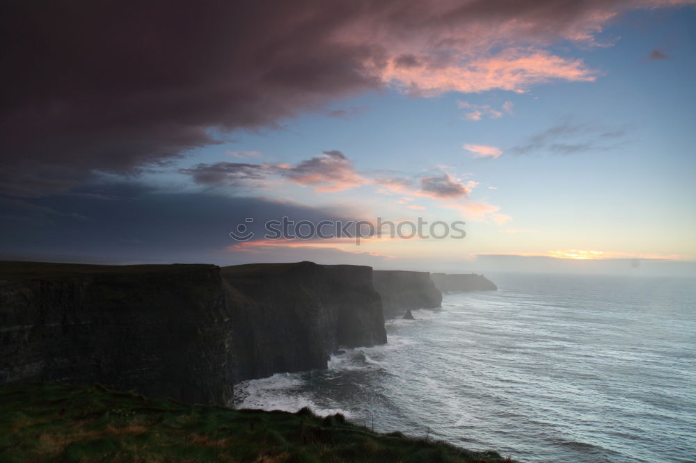 Similar – Cliffs of Moher at sunset