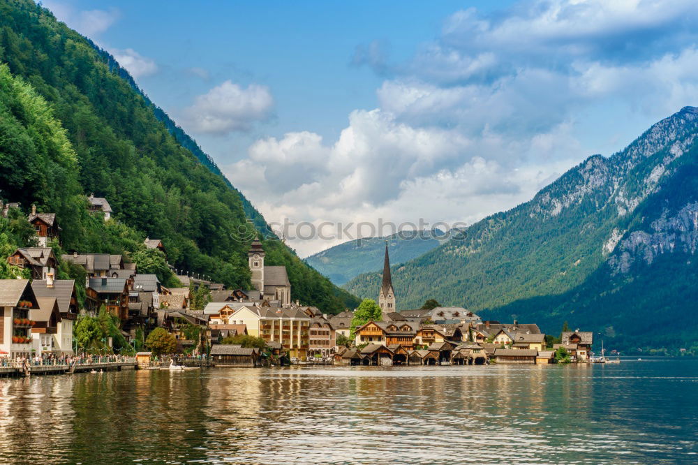 Similar – Hallstatt in autumn