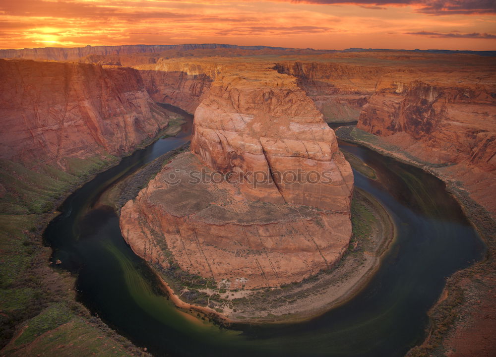 Similar – Image, Stock Photo Horseshoe Bend (Arizona) [7]