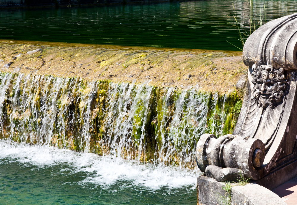 Image, Stock Photo The Tiber river in Rome, Italy