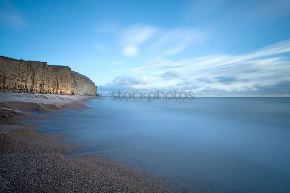 Similar – Meeresbewegung lange Exposition, Portreath.