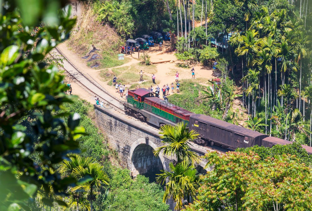 Similar – Image, Stock Photo Demodara Nine-Arches-Bridge near Ella, Sri Lanka