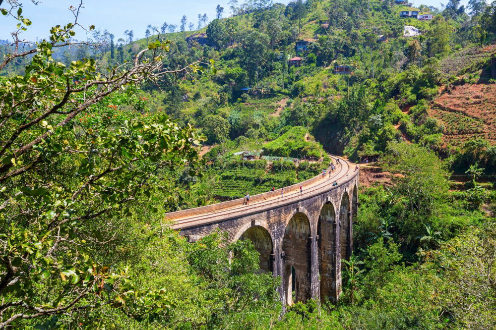 Similar – Image, Stock Photo Demodara Nine-Arches-Bridge near Ella, Sri Lanka