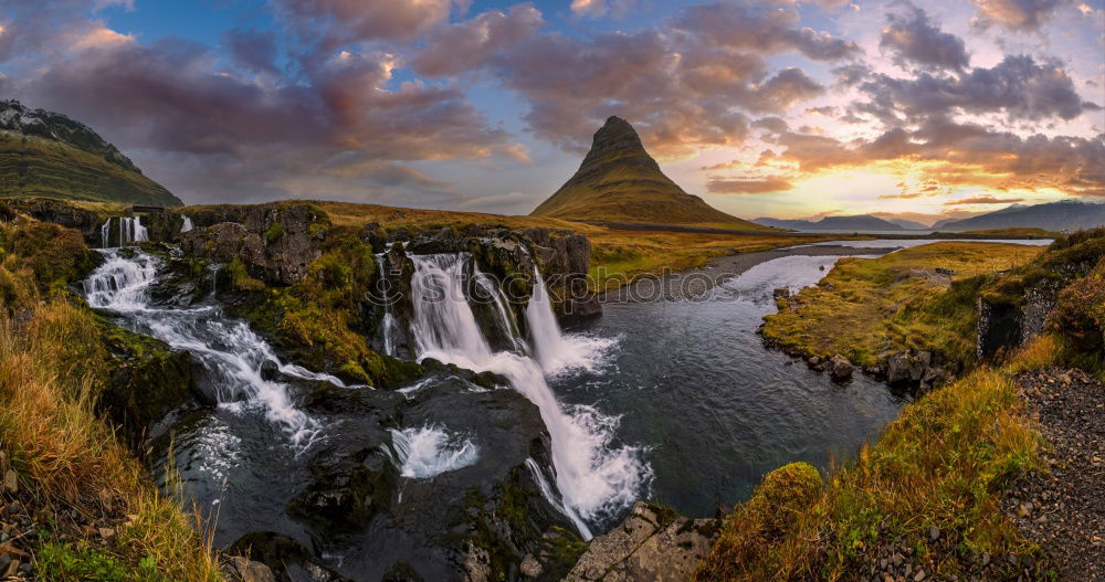 Similar – Image, Stock Photo Kirkjufell’s fossil Nature