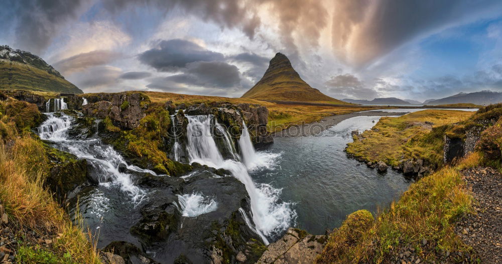 Similar – Image, Stock Photo Kirkjufell’s fossil Nature