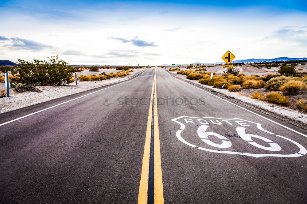 Similar – straight roads in deep Patagonia