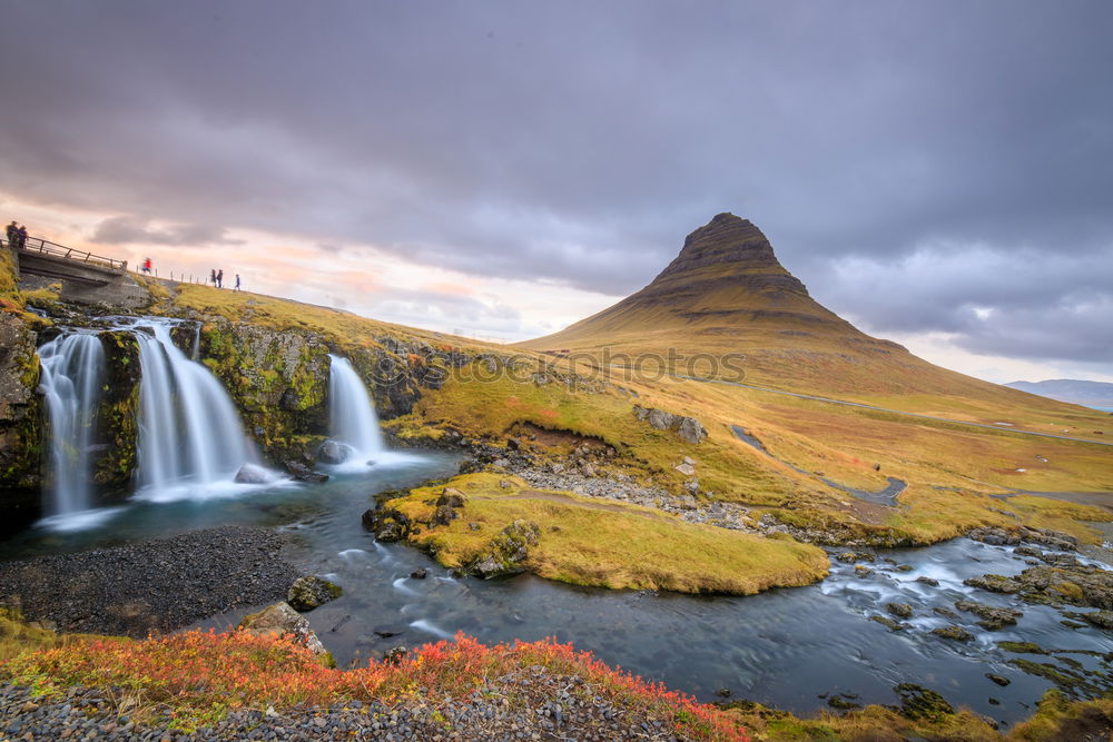 Similar – Image, Stock Photo Kirkjufell’s fossil Nature