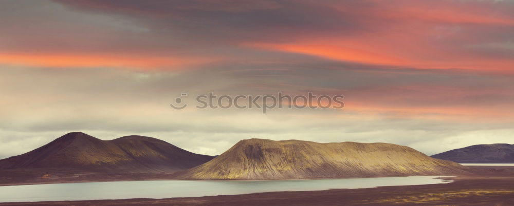 Similar – Image, Stock Photo Picturesque seascape in golden sunset light